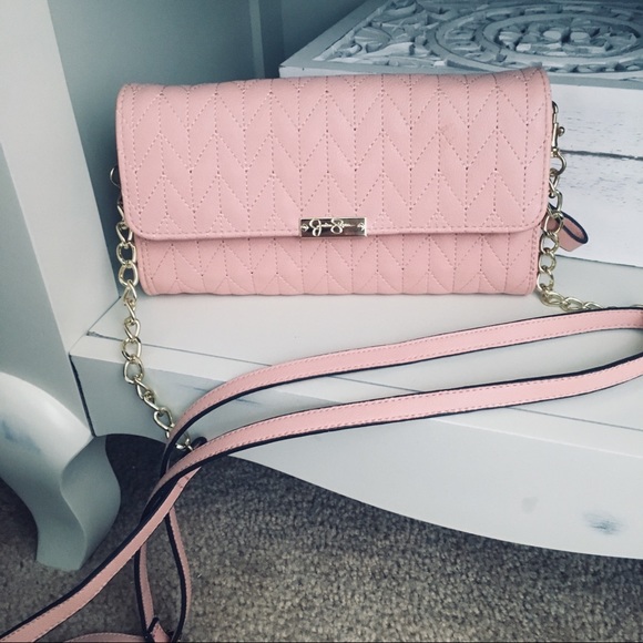 Jessica Simpson Handbags - Light Pink Jessica Simpson Clutch/Crossbody